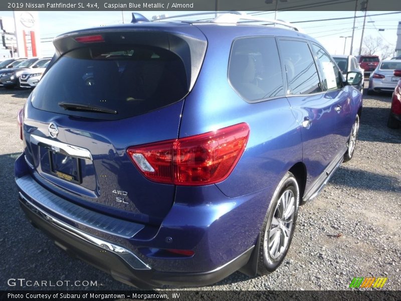 Caspian Blue Metallic / Almond 2019 Nissan Pathfinder SL 4x4