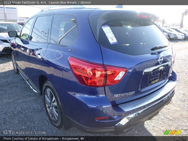 Caspian Blue Metallic / Almond 2019 Nissan Pathfinder SL 4x4