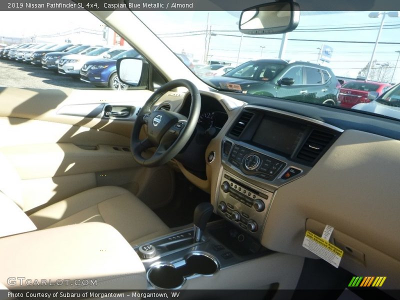 Caspian Blue Metallic / Almond 2019 Nissan Pathfinder SL 4x4