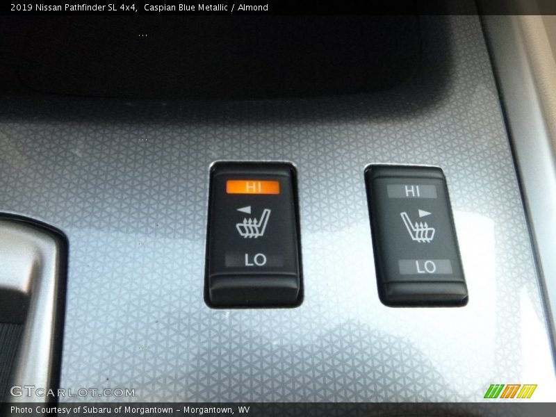 Controls of 2019 Pathfinder SL 4x4