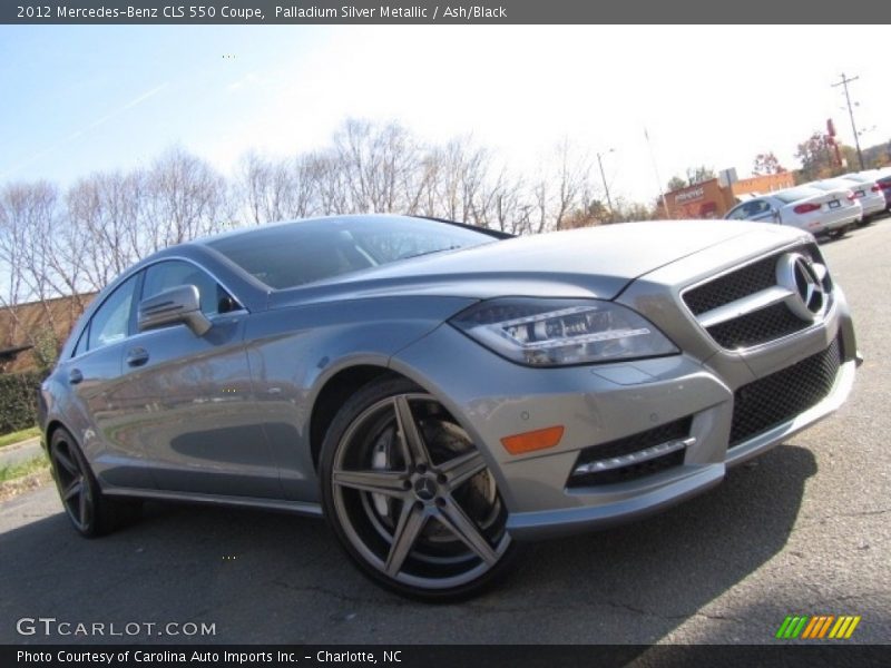 Palladium Silver Metallic / Ash/Black 2012 Mercedes-Benz CLS 550 Coupe