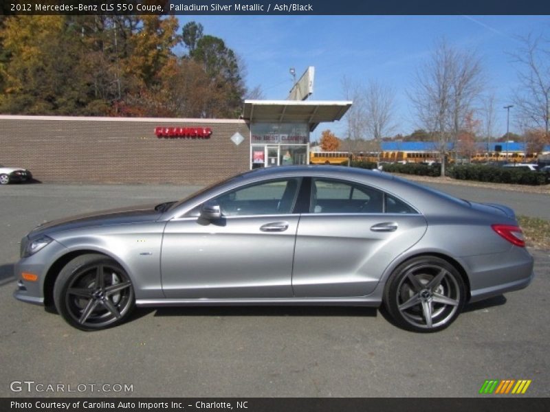 Palladium Silver Metallic / Ash/Black 2012 Mercedes-Benz CLS 550 Coupe