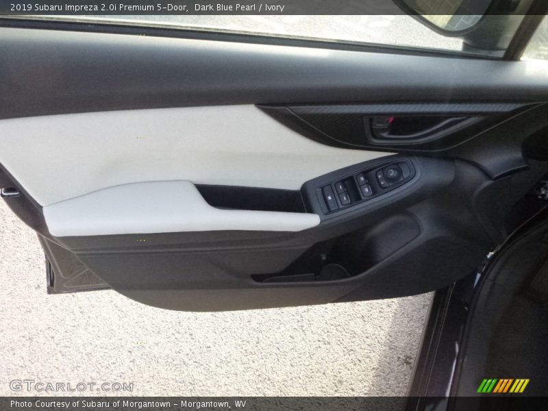 Dark Blue Pearl / Ivory 2019 Subaru Impreza 2.0i Premium 5-Door