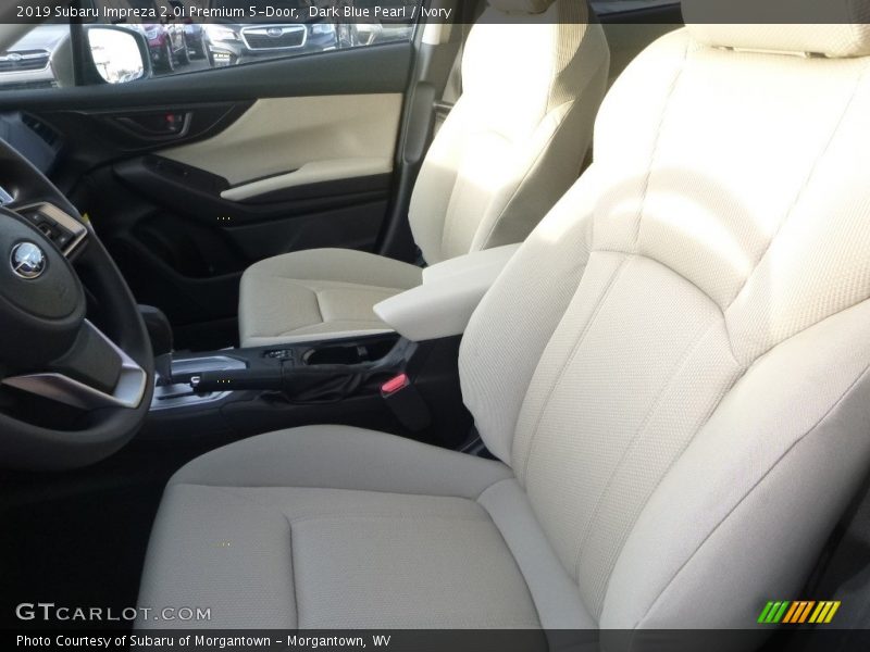 Dark Blue Pearl / Ivory 2019 Subaru Impreza 2.0i Premium 5-Door