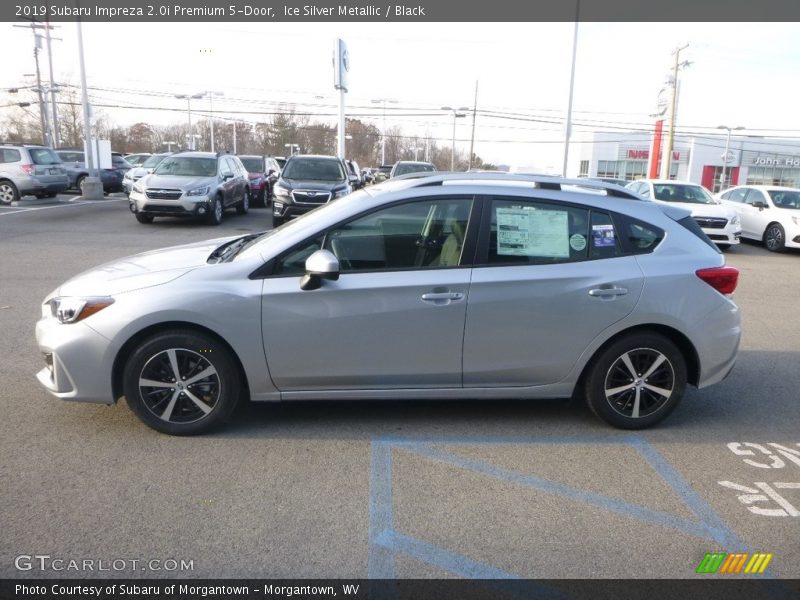 Ice Silver Metallic / Black 2019 Subaru Impreza 2.0i Premium 5-Door