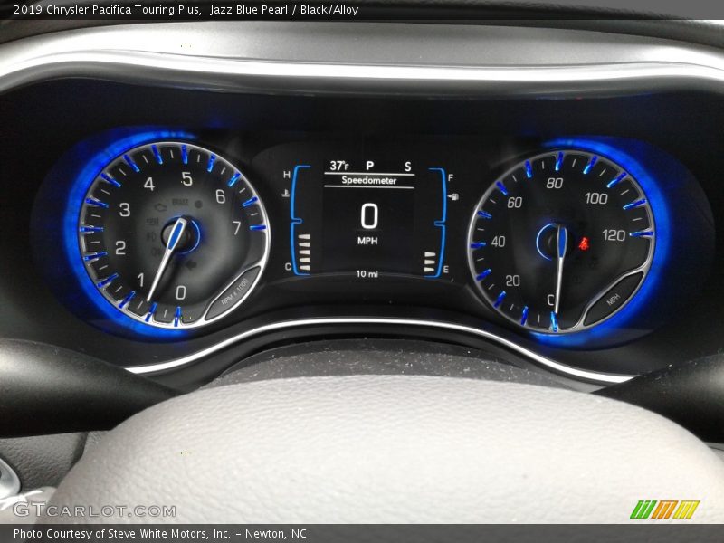 Jazz Blue Pearl / Black/Alloy 2019 Chrysler Pacifica Touring Plus