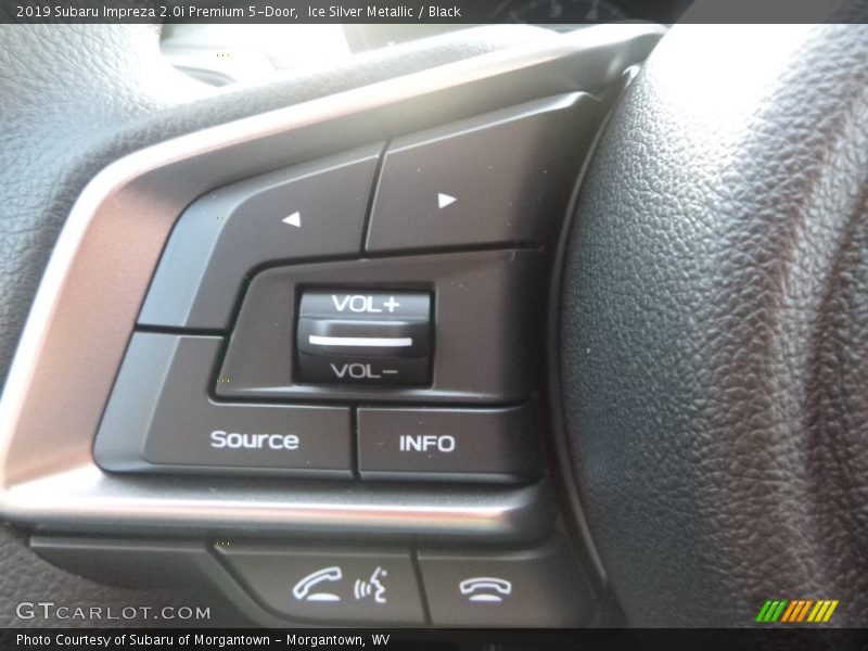 Ice Silver Metallic / Black 2019 Subaru Impreza 2.0i Premium 5-Door