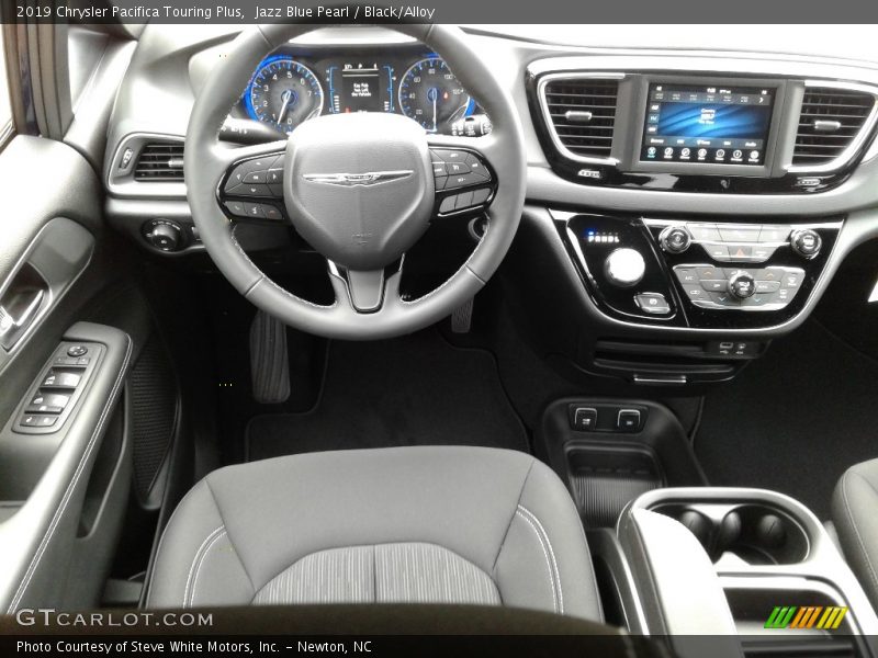 Jazz Blue Pearl / Black/Alloy 2019 Chrysler Pacifica Touring Plus