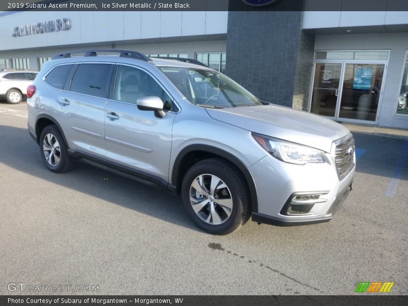 Ice Silver Metallic / Slate Black 2019 Subaru Ascent Premium
