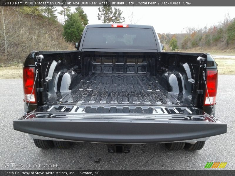 Brilliant Black Crystal Pearl / Black/Diesel Gray 2018 Ram 3500 Tradesman Crew Cab 4x4 Dual Rear Wheel