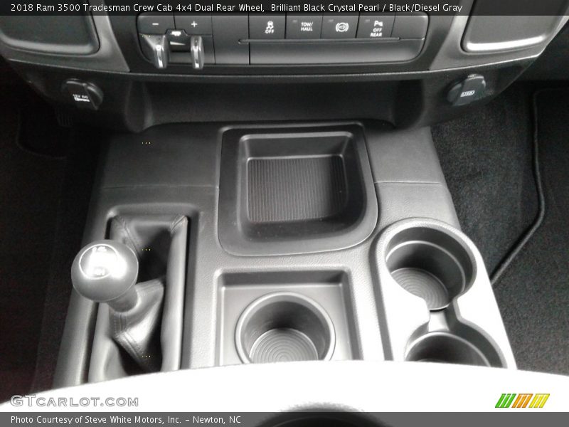 Brilliant Black Crystal Pearl / Black/Diesel Gray 2018 Ram 3500 Tradesman Crew Cab 4x4 Dual Rear Wheel