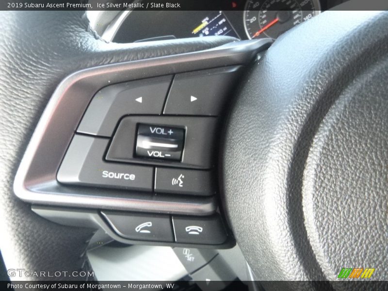 Ice Silver Metallic / Slate Black 2019 Subaru Ascent Premium