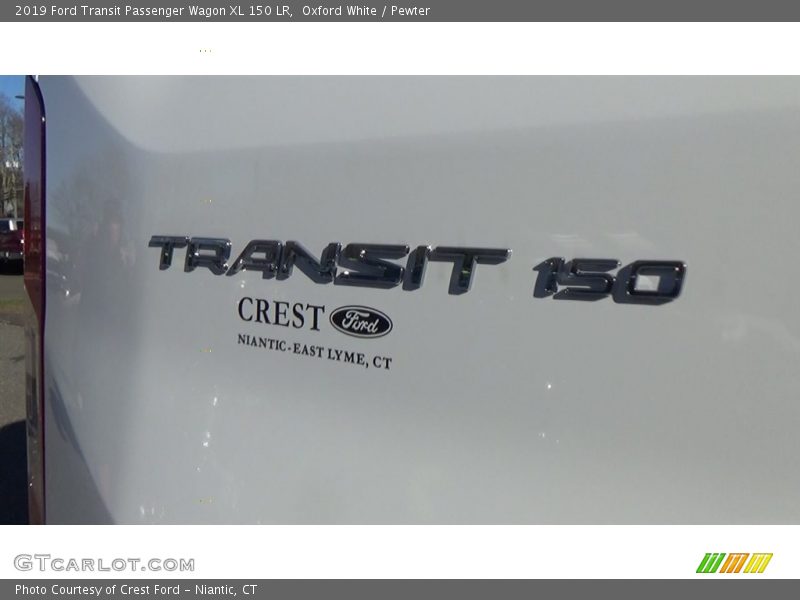 Oxford White / Pewter 2019 Ford Transit Passenger Wagon XL 150 LR