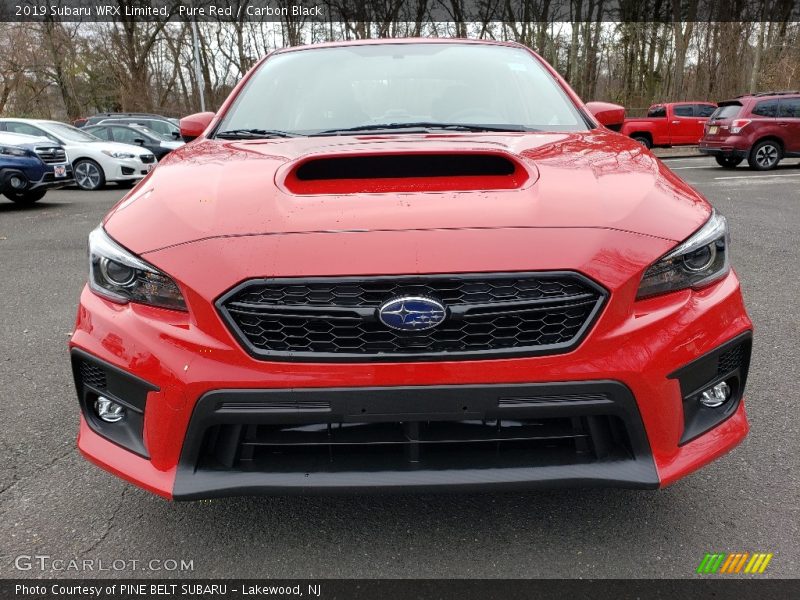 Pure Red / Carbon Black 2019 Subaru WRX Limited