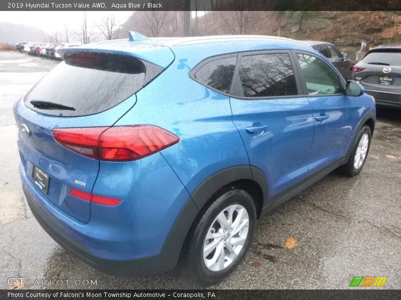Aqua Blue / Black 2019 Hyundai Tucson Value AWD