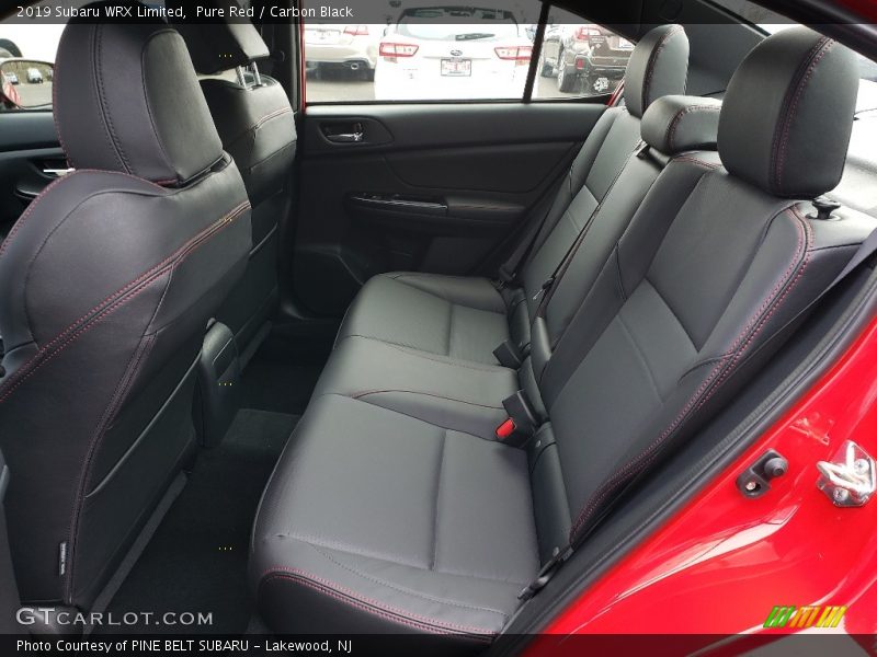 Rear Seat of 2019 WRX Limited