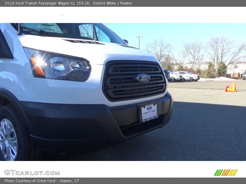Oxford White / Pewter 2019 Ford Transit Passenger Wagon XL 150 LR