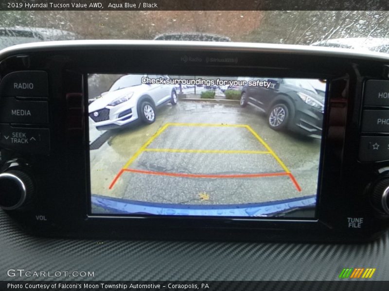 Aqua Blue / Black 2019 Hyundai Tucson Value AWD