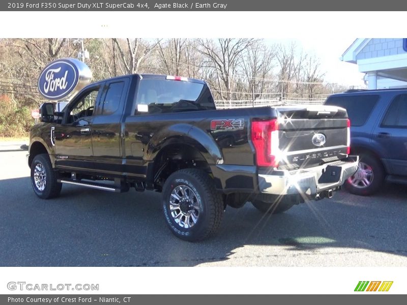 Agate Black / Earth Gray 2019 Ford F350 Super Duty XLT SuperCab 4x4
