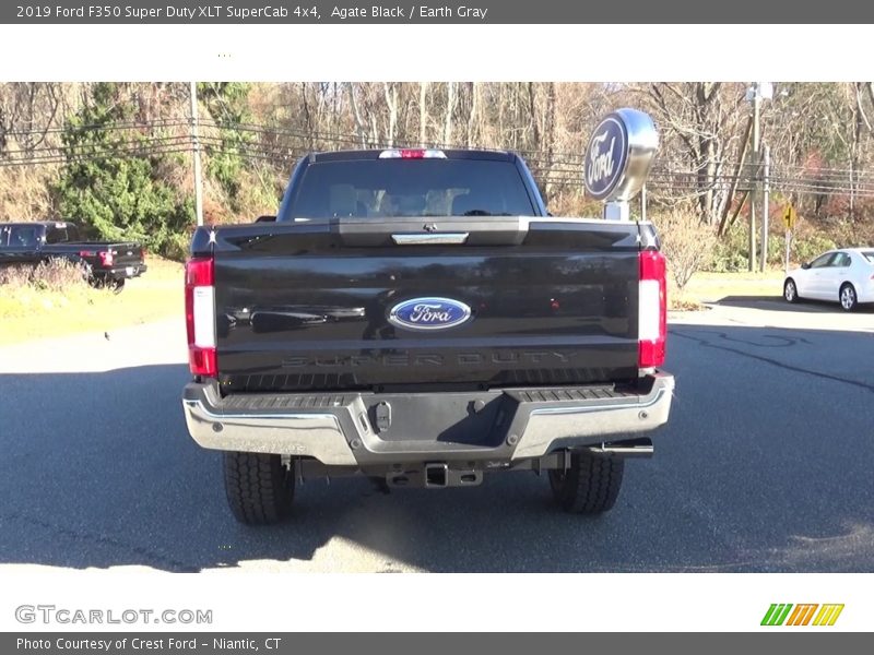 Agate Black / Earth Gray 2019 Ford F350 Super Duty XLT SuperCab 4x4