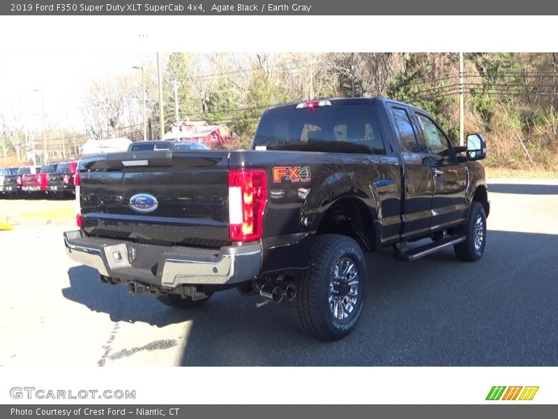 Agate Black / Earth Gray 2019 Ford F350 Super Duty XLT SuperCab 4x4