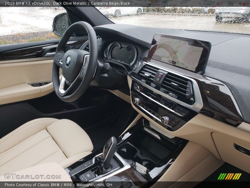 Dark Olive Metallic / Canberra Beige/Black 2019 BMW X3 xDrive30i