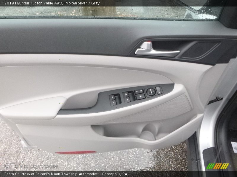 Molten Silver / Gray 2019 Hyundai Tucson Value AWD