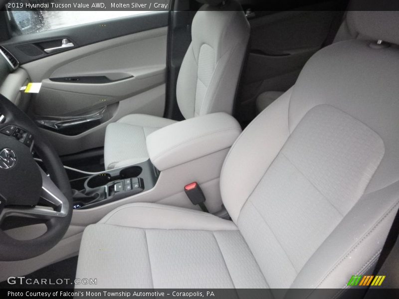 Molten Silver / Gray 2019 Hyundai Tucson Value AWD