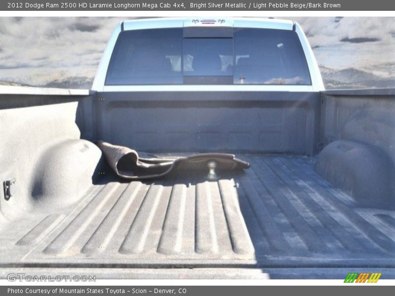 Bright Silver Metallic / Light Pebble Beige/Bark Brown 2012 Dodge Ram 2500 HD Laramie Longhorn Mega Cab 4x4