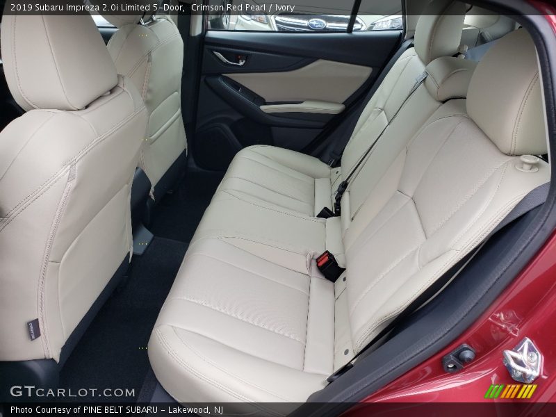 Rear Seat of 2019 Impreza 2.0i Limited 5-Door