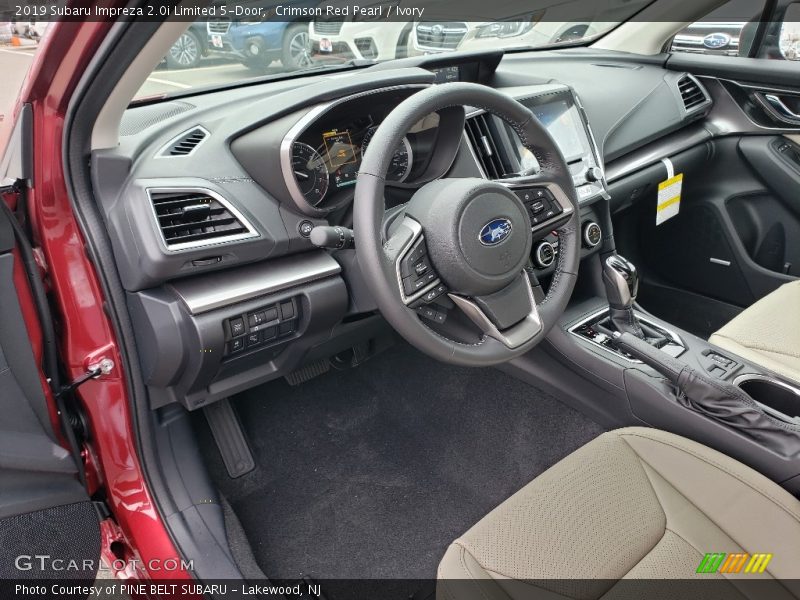  2019 Impreza 2.0i Limited 5-Door Ivory Interior