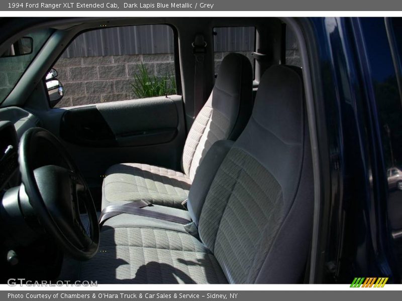Dark Lapis Blue Metallic / Grey 1994 Ford Ranger XLT Extended Cab