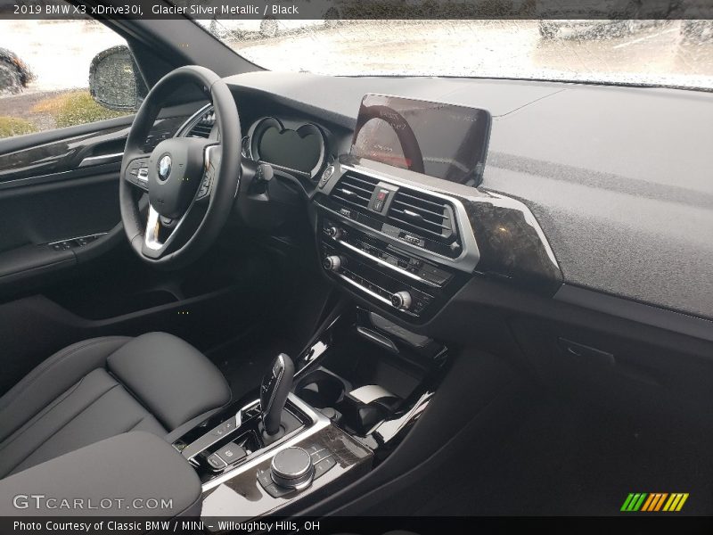 Glacier Silver Metallic / Black 2019 BMW X3 xDrive30i