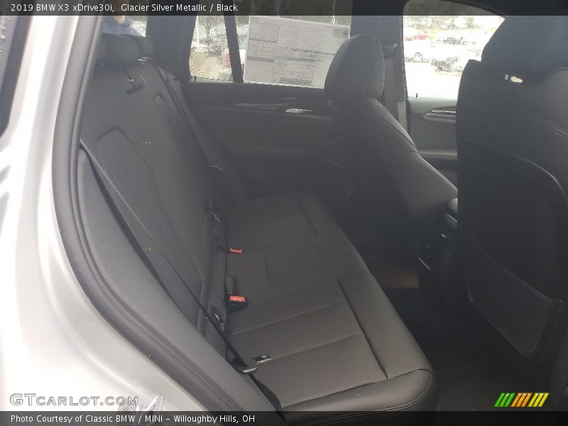Glacier Silver Metallic / Black 2019 BMW X3 xDrive30i