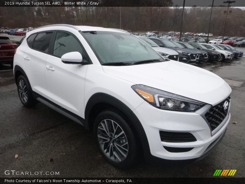 Front 3/4 View of 2019 Tucson SEL AWD