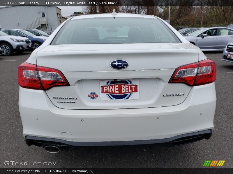 Crystal White Pearl / Slate Black 2019 Subaru Legacy 2.5i Limited