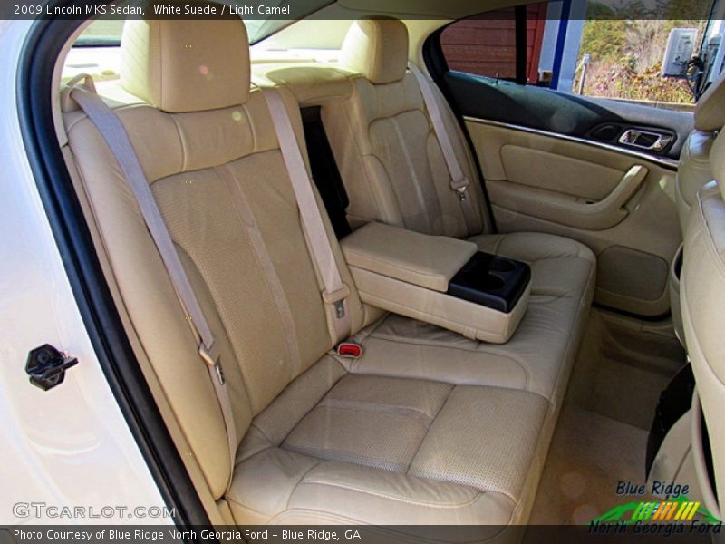 White Suede / Light Camel 2009 Lincoln MKS Sedan