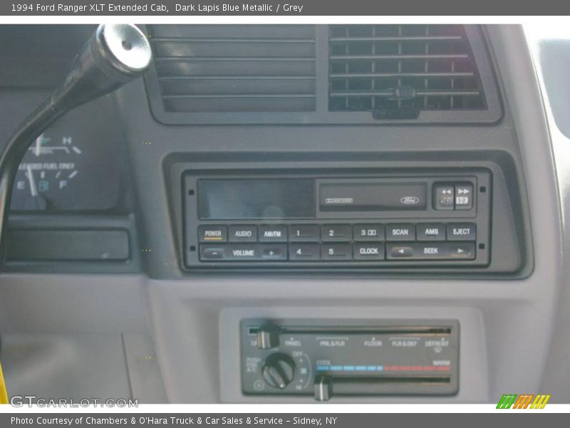 Dark Lapis Blue Metallic / Grey 1994 Ford Ranger XLT Extended Cab