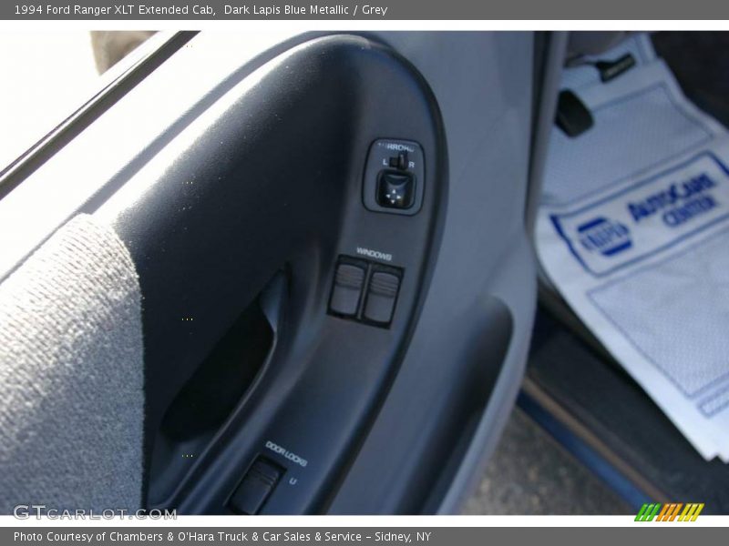 Dark Lapis Blue Metallic / Grey 1994 Ford Ranger XLT Extended Cab