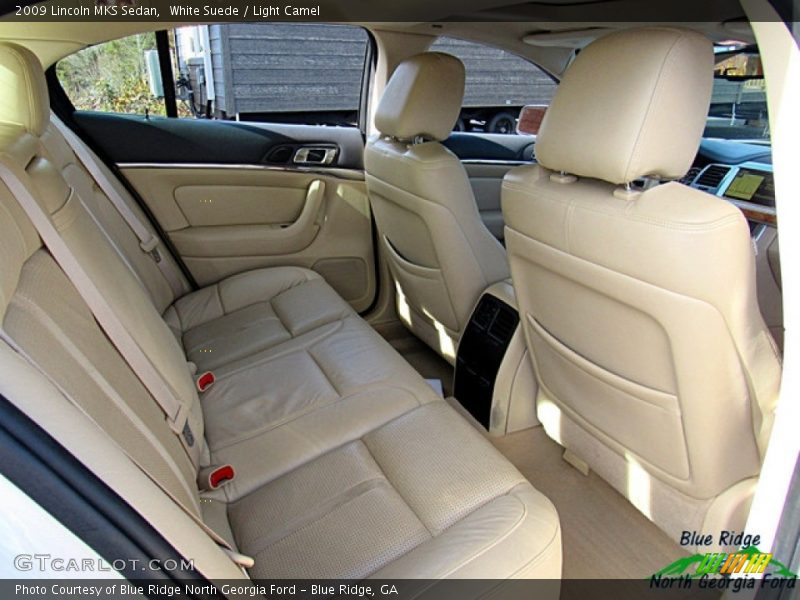 White Suede / Light Camel 2009 Lincoln MKS Sedan