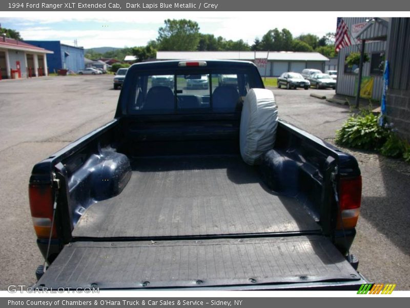 Dark Lapis Blue Metallic / Grey 1994 Ford Ranger XLT Extended Cab