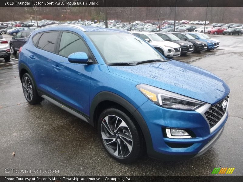 Front 3/4 View of 2019 Tucson Sport AWD