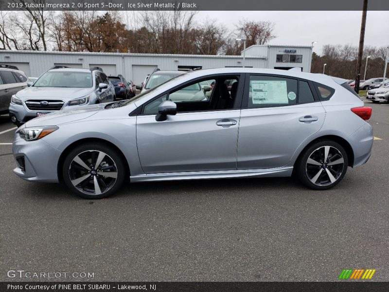 Ice Silver Metallic / Black 2019 Subaru Impreza 2.0i Sport 5-Door