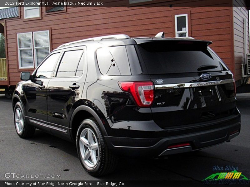 Agate Black / Medium Black 2019 Ford Explorer XLT