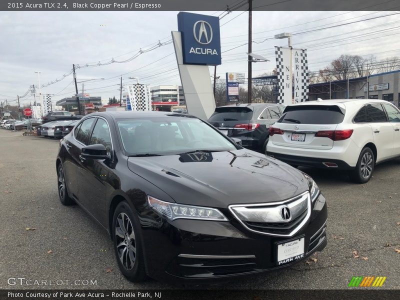 Black Copper Pearl / Espresso 2015 Acura TLX 2.4