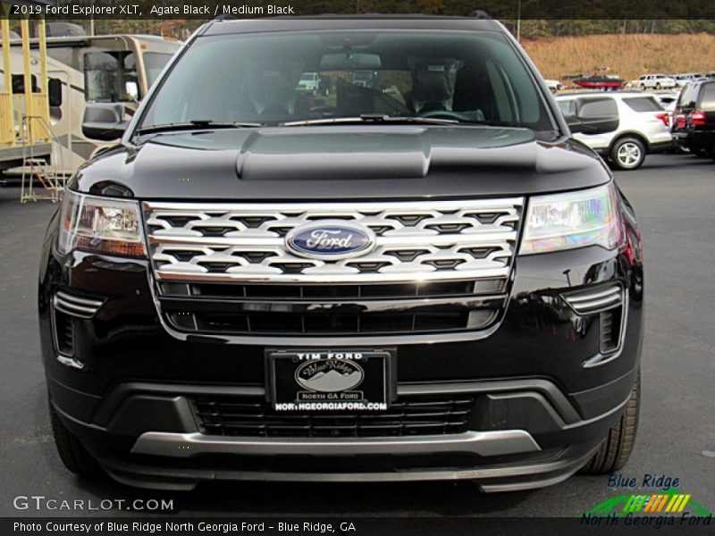 Agate Black / Medium Black 2019 Ford Explorer XLT