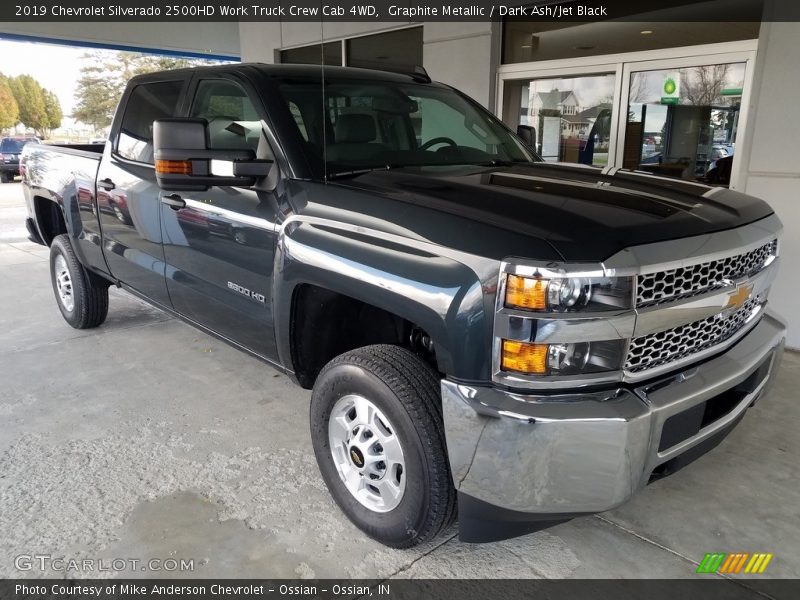 Graphite Metallic / Dark Ash/Jet Black 2019 Chevrolet Silverado 2500HD Work Truck Crew Cab 4WD