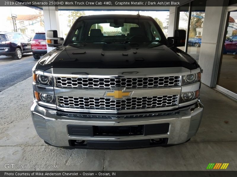 Graphite Metallic / Dark Ash/Jet Black 2019 Chevrolet Silverado 2500HD Work Truck Crew Cab 4WD