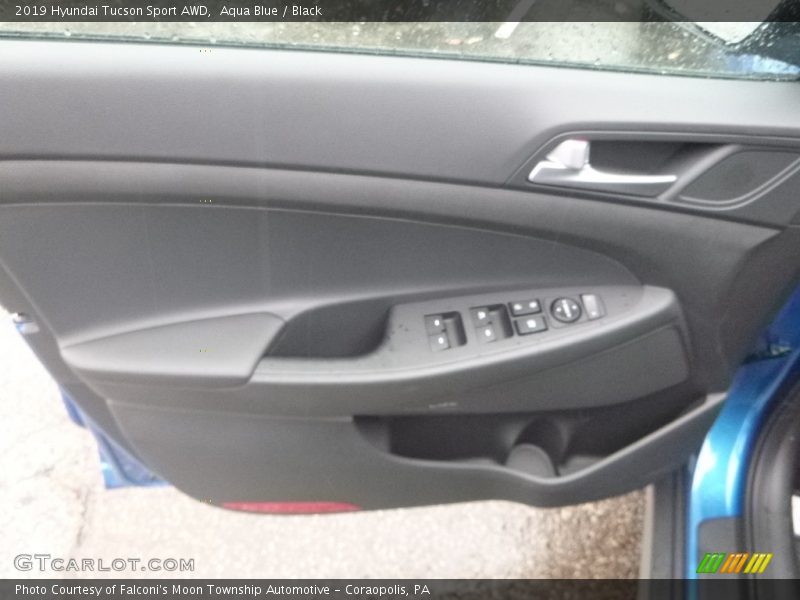 Aqua Blue / Black 2019 Hyundai Tucson Sport AWD