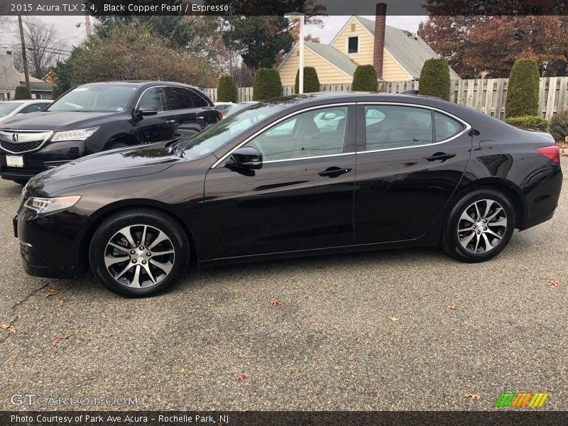 Black Copper Pearl / Espresso 2015 Acura TLX 2.4